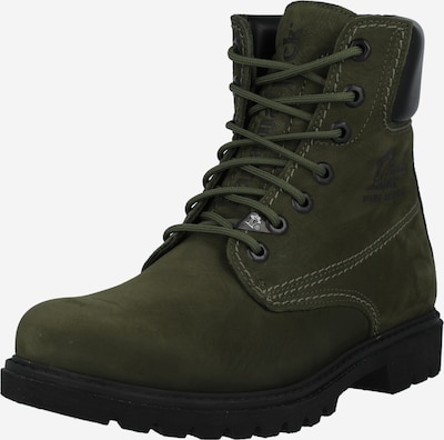 PANAMA JACK Lace-up boot in Green / Black, Item view