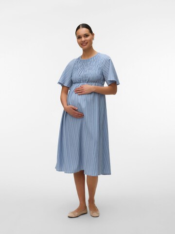 Robe 'MLHeather' MAMALICIOUS en bleu