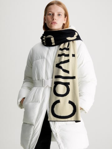 Calvin Klein Jeans Scarf in Black: front