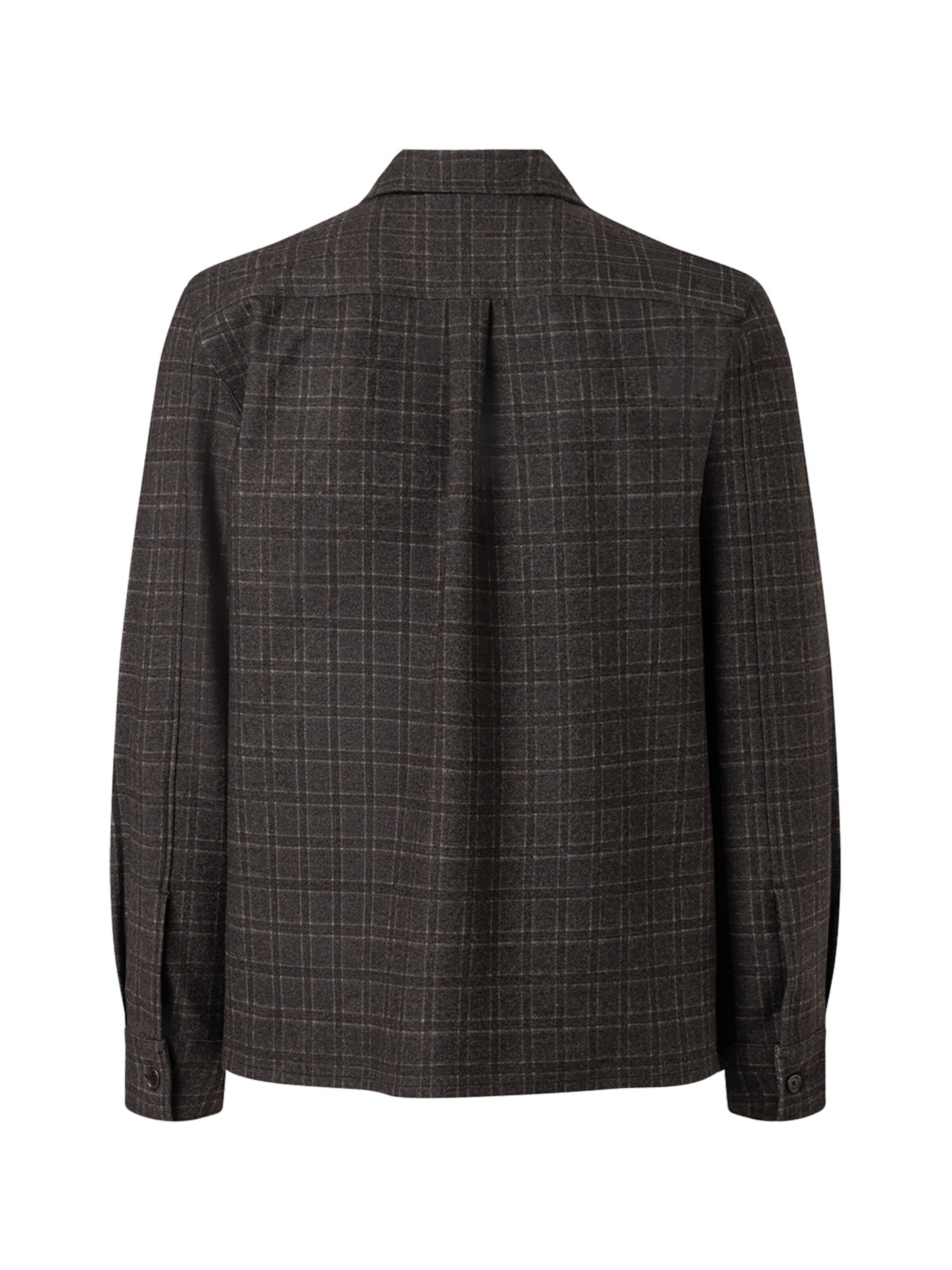 Coupe regular Chemise MAERZ Muenchen en marron : derrière