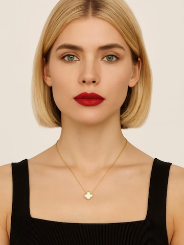 Chaîne 'CLOVER SHINE' Cala Rose en or