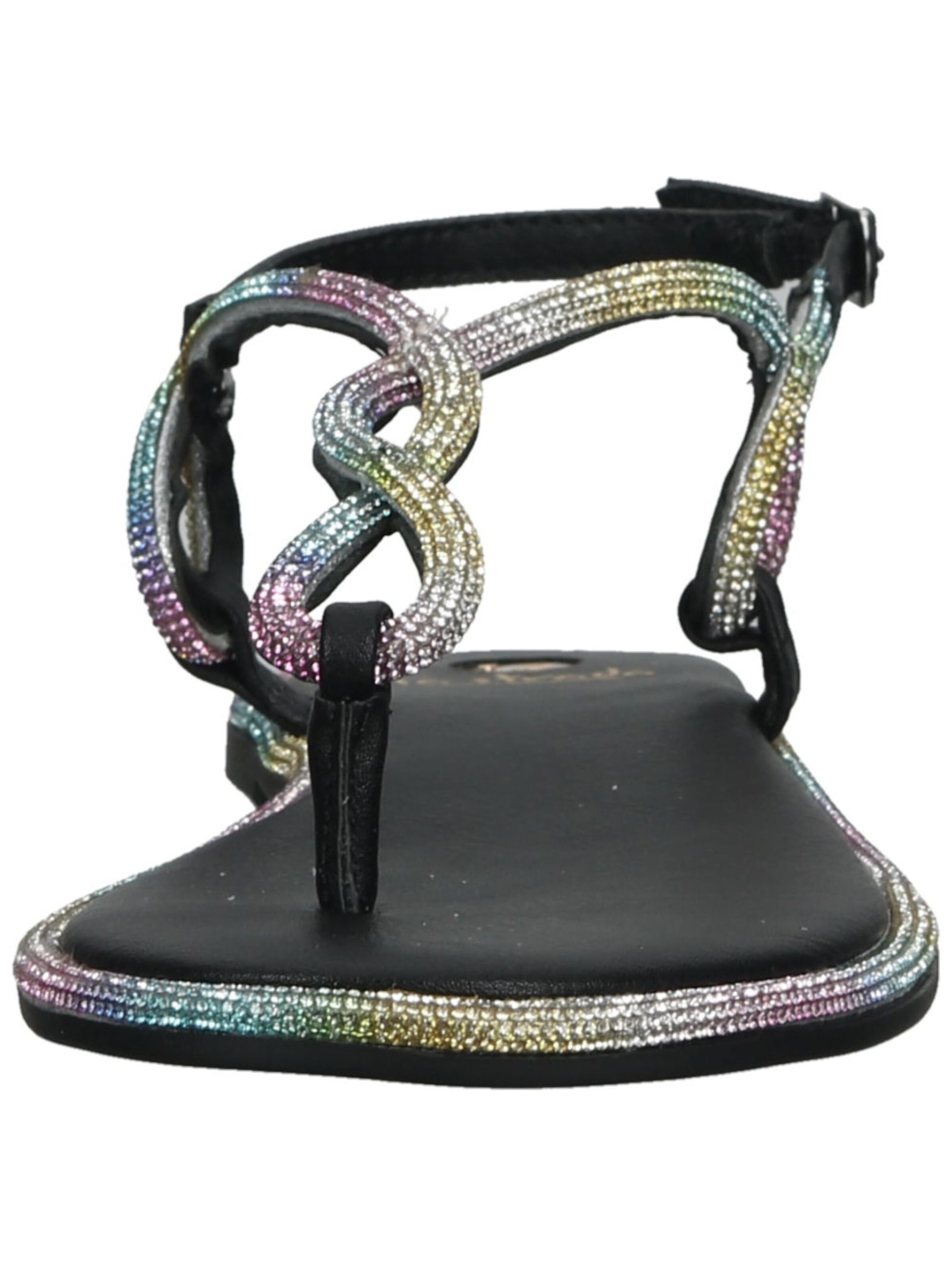 Tongs LA STRADA en noir