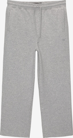 Pull&Bear Baggy Trousers in Grey: front