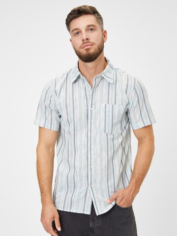 AÉROPOSTALE Regular fit Button Up Shirt in White: front