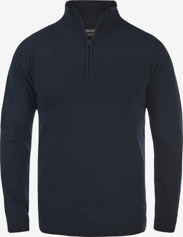 INDICODE JEANS Sweater 'Erno' in Blue: front