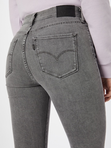 LEVI'S Jeans  '720 HIRISE SUPER SKINNY GREYS' in Grau
