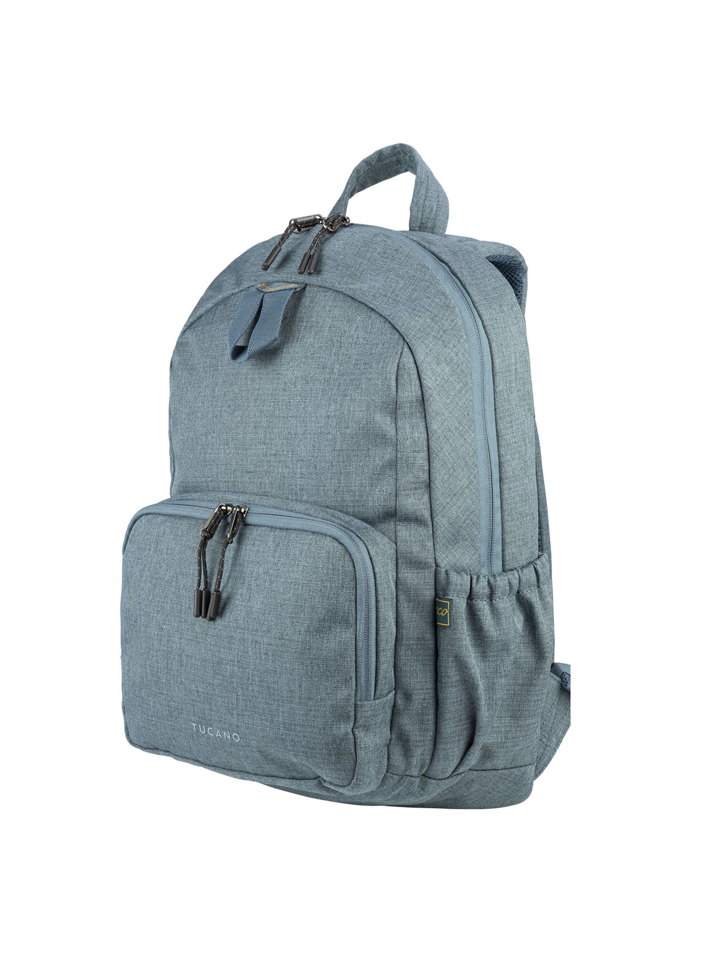 TUCANO Backpack in Blue: front