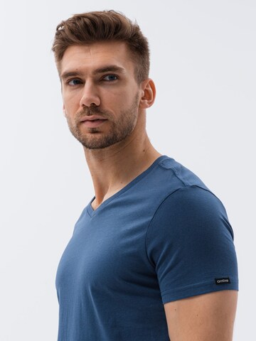 Ombre T-Shirt 'S1369' in Blau