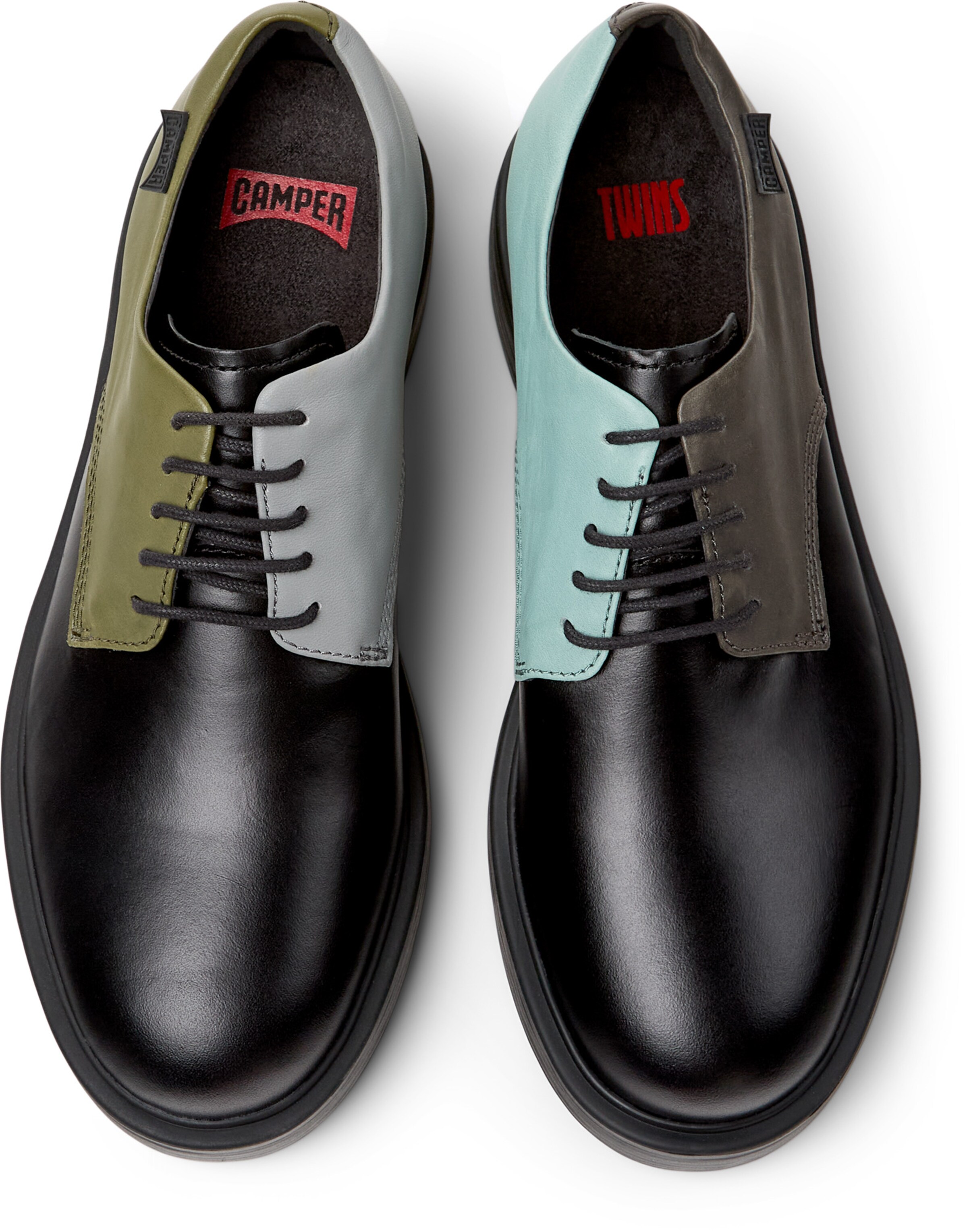 CAMPER Veterschoen 'Dean' in Zwart