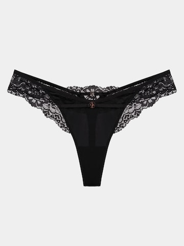 String 'Sienna' di Gianna Bellucci in nero: frontale