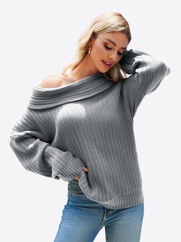 Imily Bela Pullover i grå