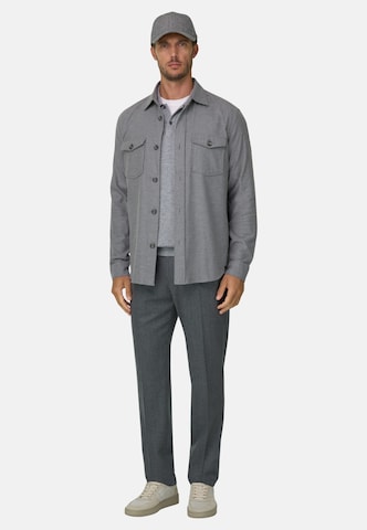 Boggi Milano Regular fit Overhemd in Grijs