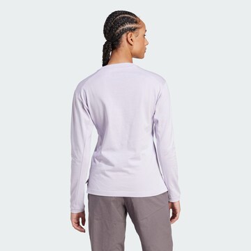 ADIDAS TERREX Performance shirt 'Xploric' in Purple