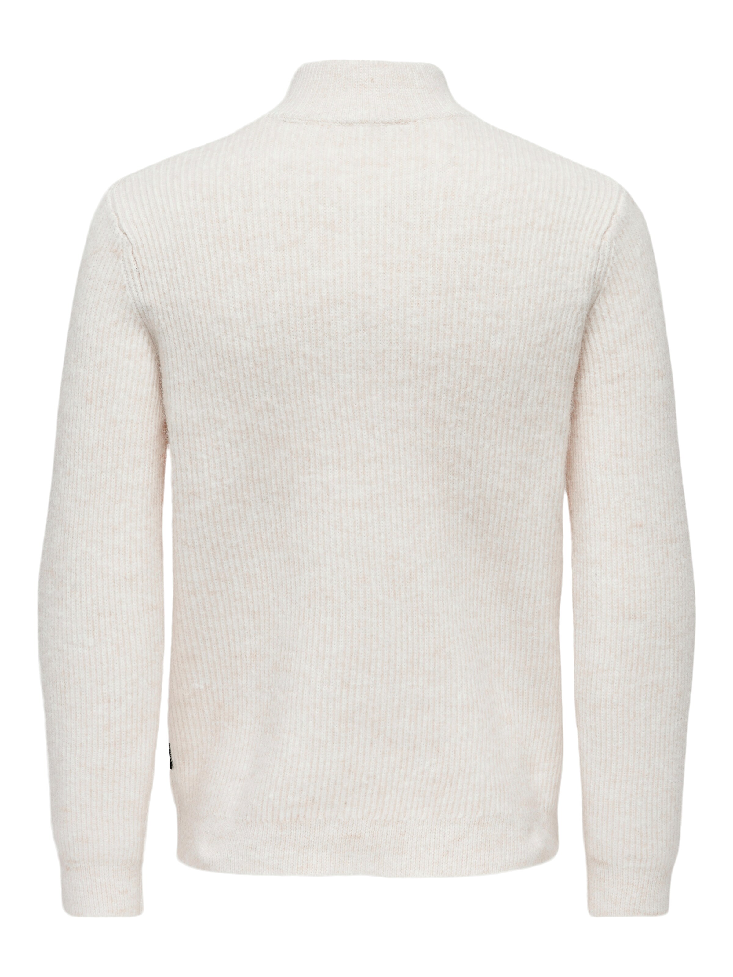 Only & Sons Пуловер 'ONSTegan' в бяло