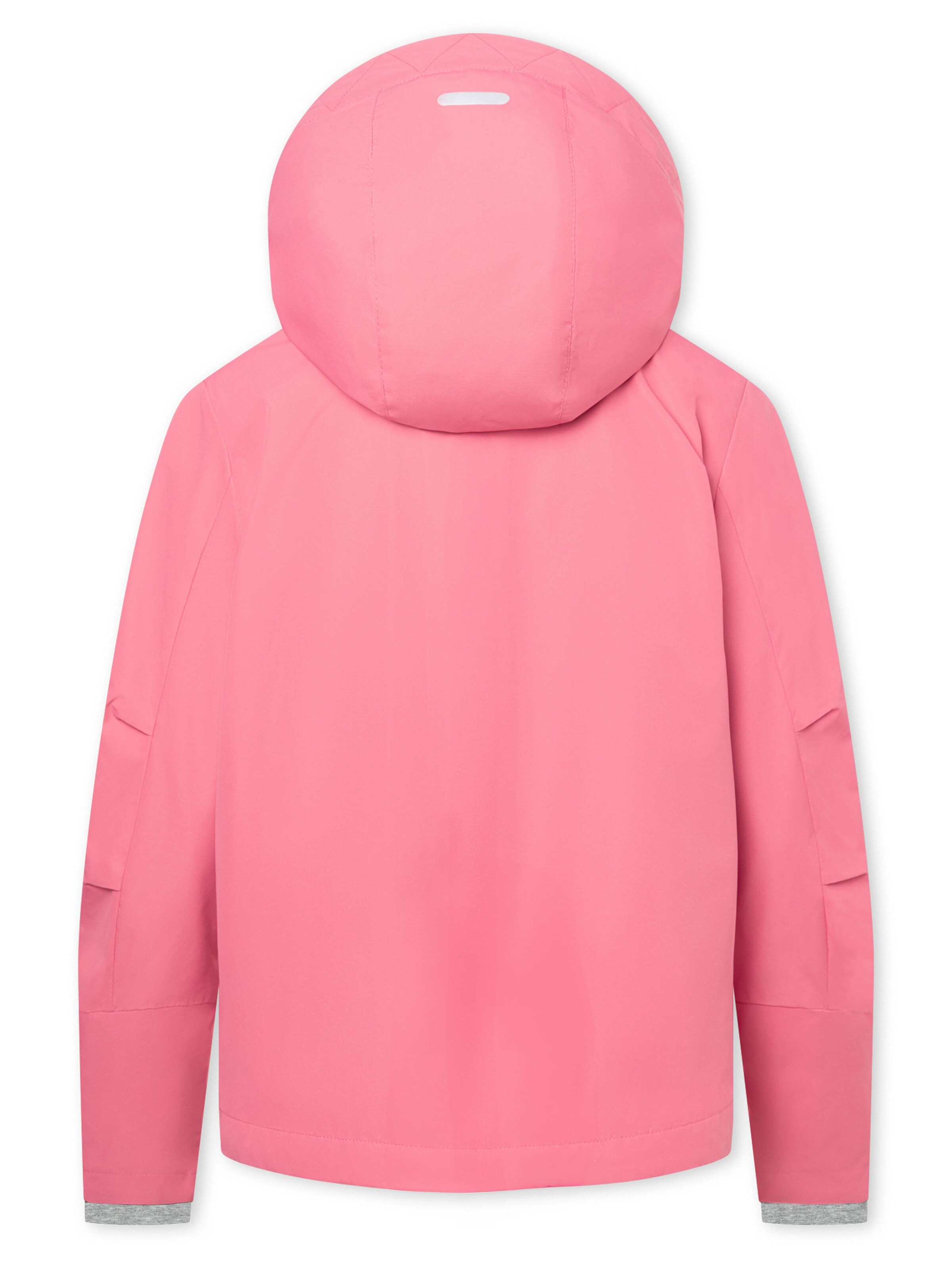MANISA Between-season jacket 'Rainwearparka' in Pink