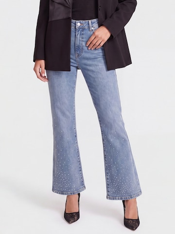 APART Flared Jeans in Blue: front