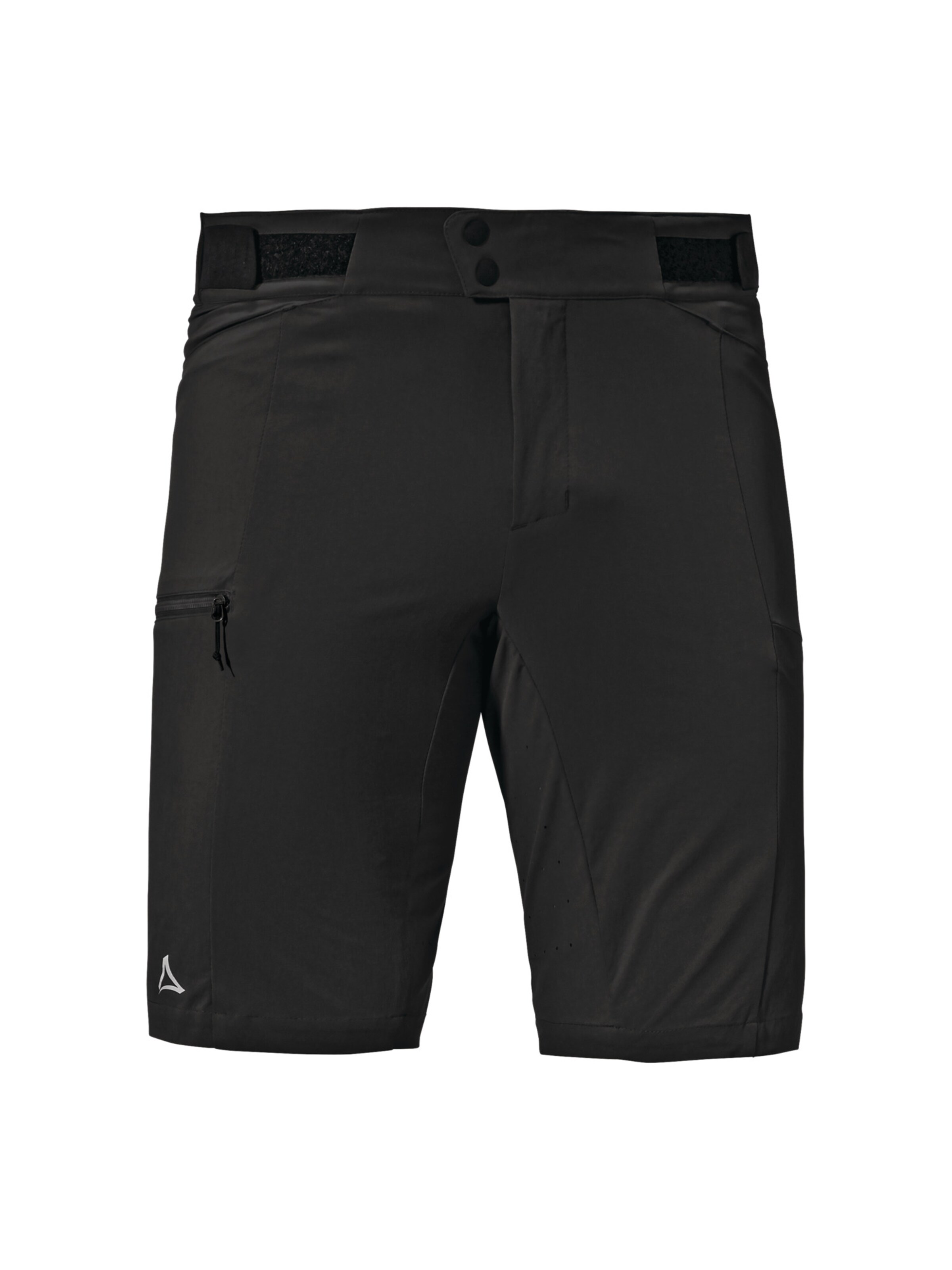 Schöffel Regular Outdoor trousers in Black: front