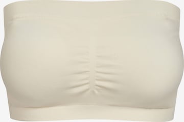 cfab (formerly creamy fabrics) BH 'Bandeau-BH' in Weiß: Vorderseite