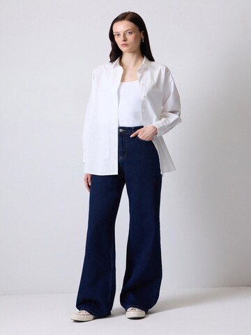Touche Prive Wide Leg Hose‌‌‌‌‌‌‌‌ in Blau: Vorderseite