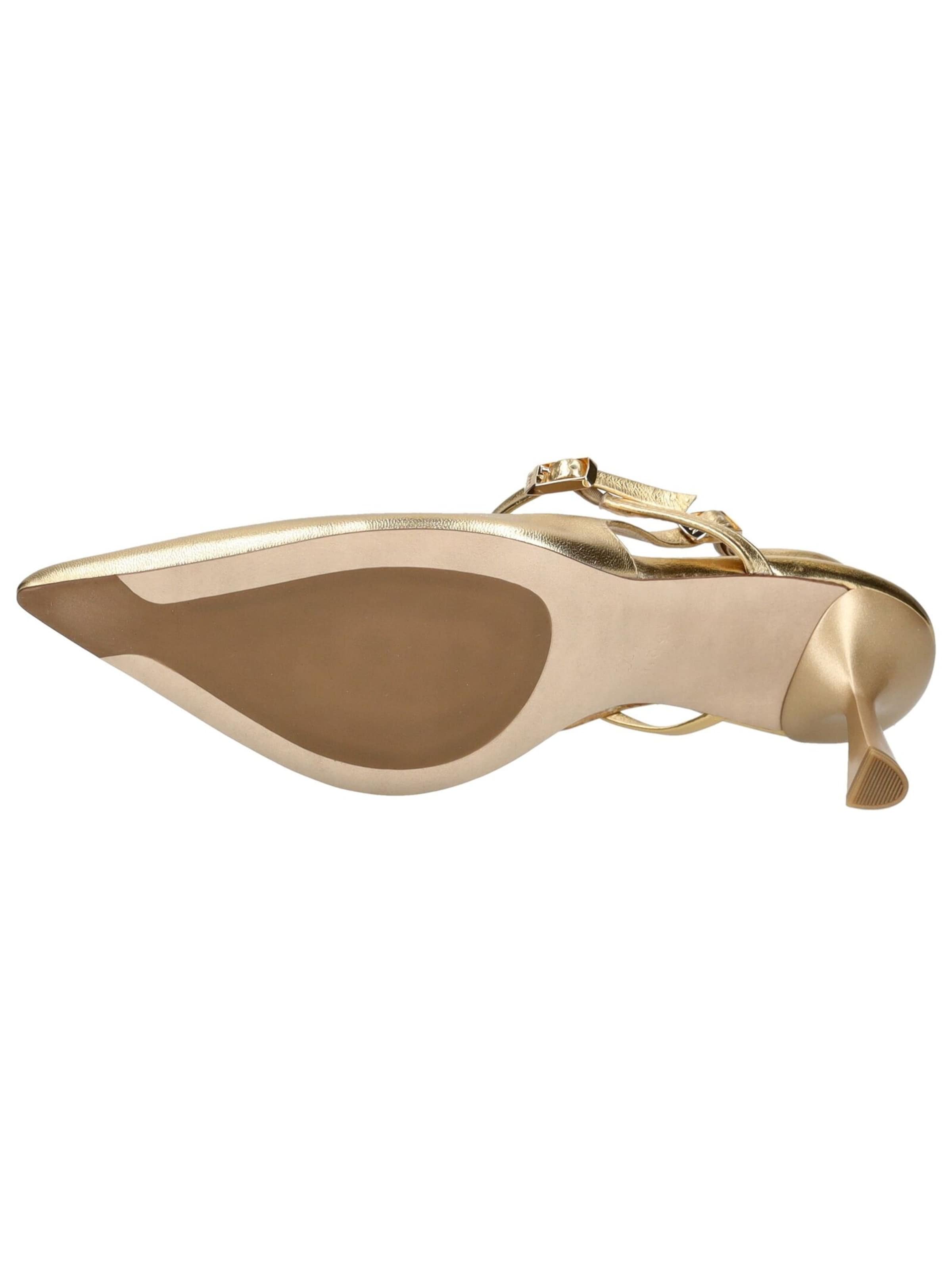 Décolleté sling di Högl in oro