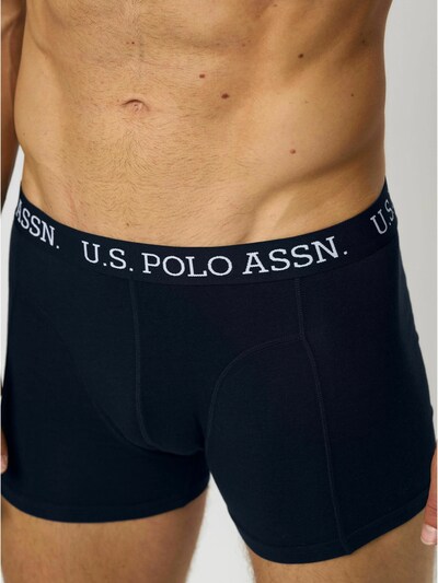 U.S. POLO ASSN. Boxerky 'Walter' - safírová / bílá, Produkt