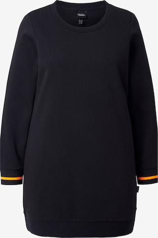 Ulla Popken Sweatshirt in Schwarz: Vorderseite