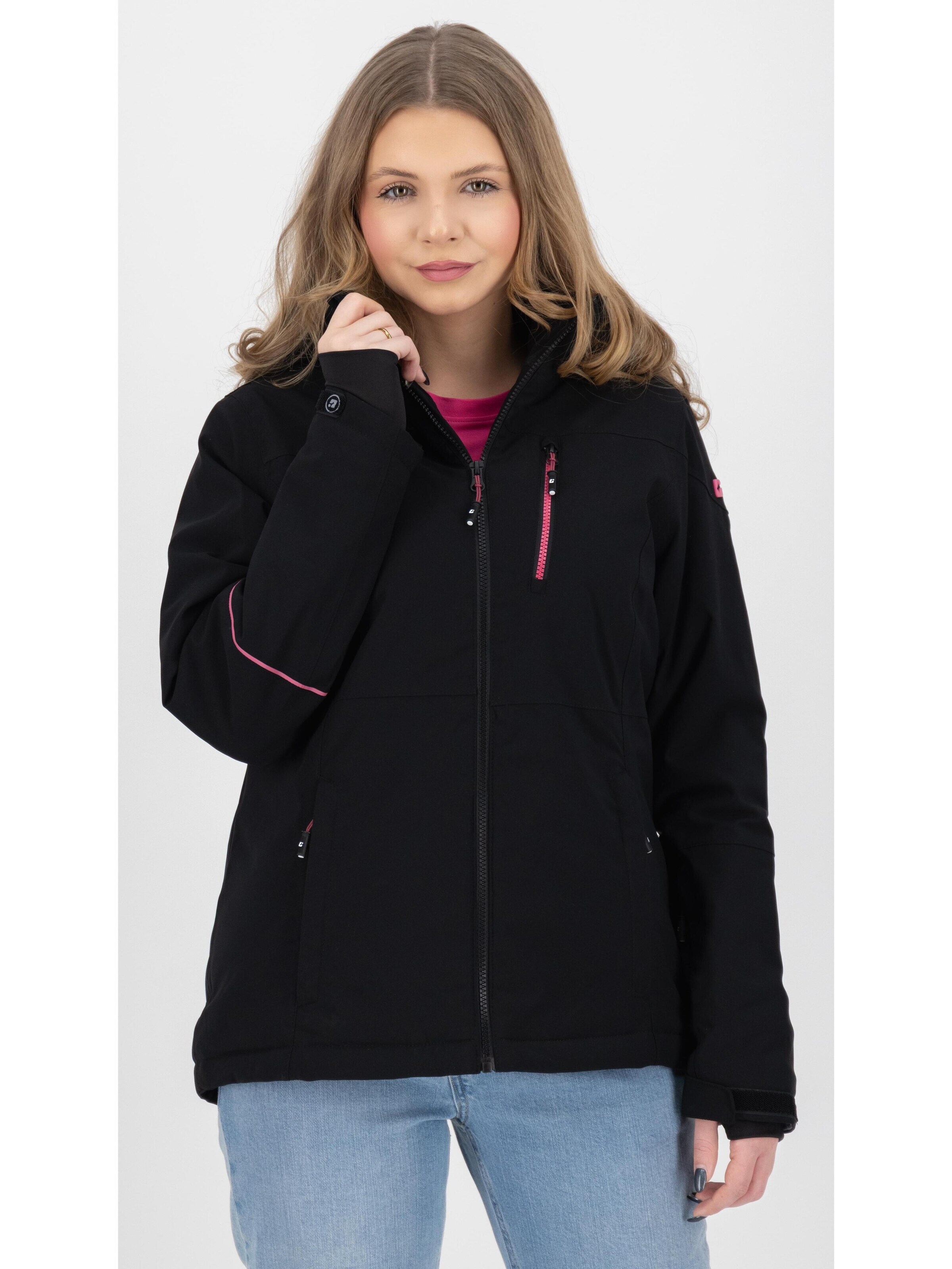 KILLTEC Winterjacke 'KSW 438'‌‌‌‌‌‌‌‌‌‌ in Schwarz: Vorderseite
