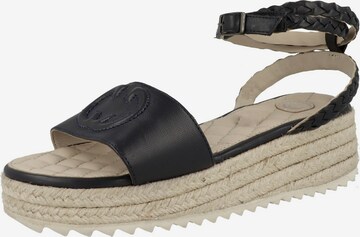 GERRY WEBER Strap Sandals 'Bari 04' in Black: front