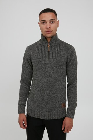 !Solid Pullover 'Philostrate' in Grau: predná strana