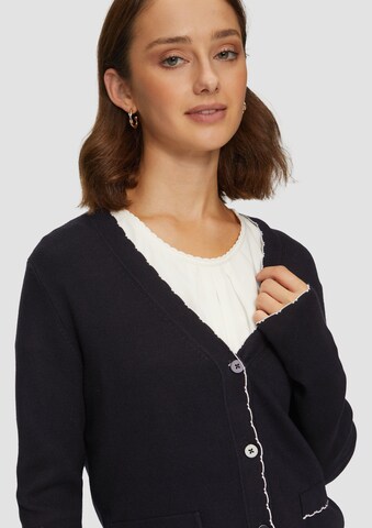 s.Oliver BLACK LABEL Gebreid vest in Zwart