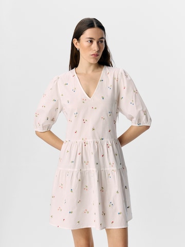 OBJECT Dress 'OBJFLOWIE' in White: front