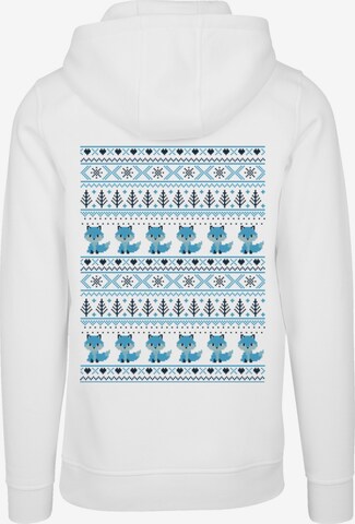 F4NT4STIC Sweatshirt 'Christmas Fox' in Wit