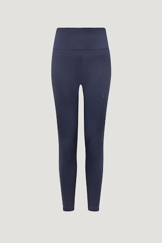 Born Living Yoga Skinny Workout Pants 'Ambra' in Blue: front