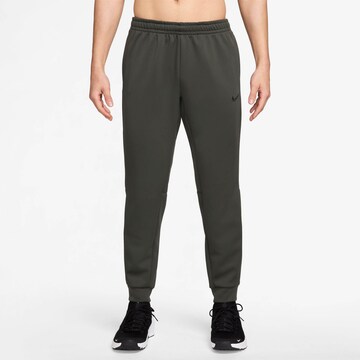 NIKE Regular Athletic Pants in Grey: front
