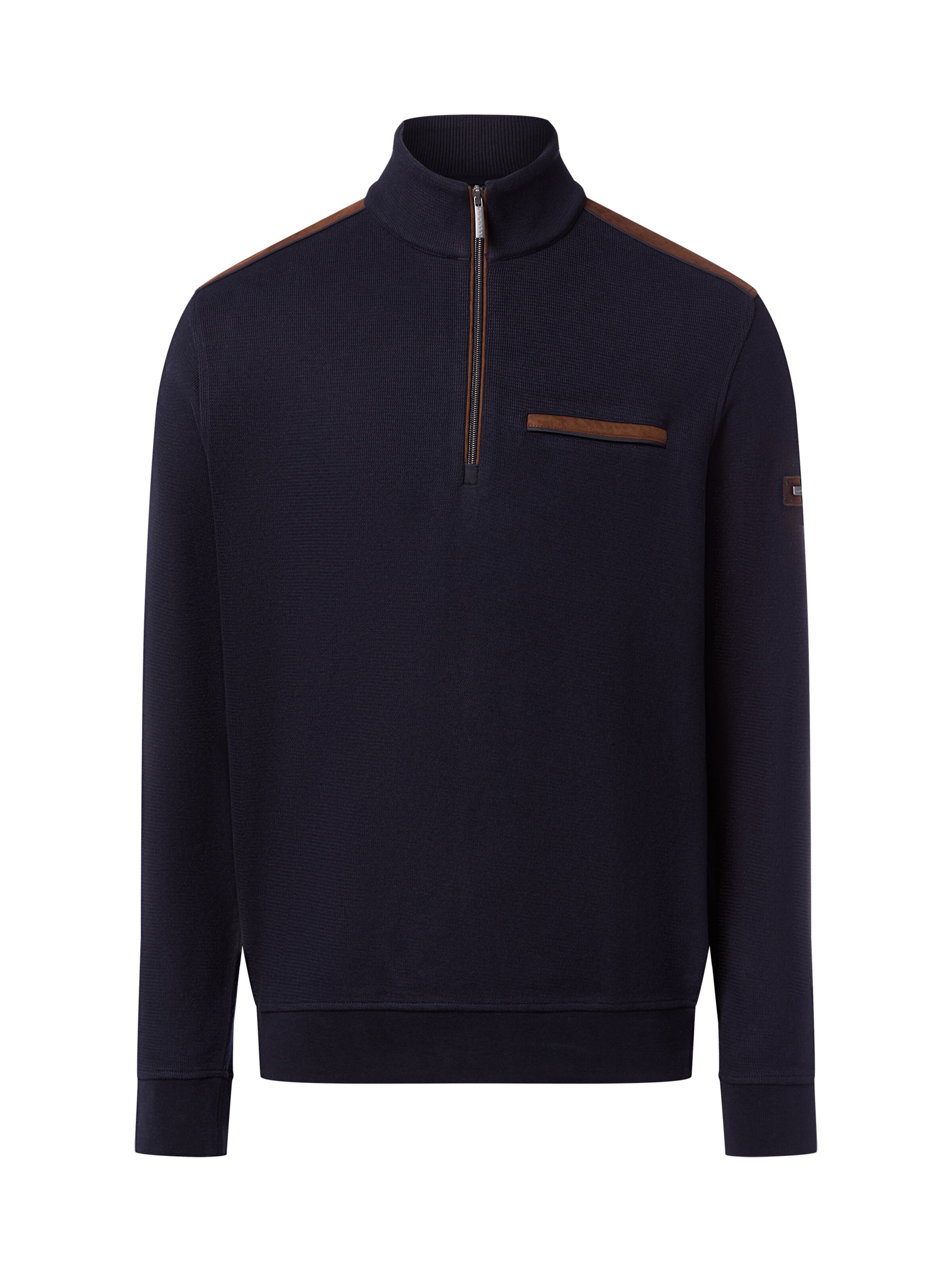 bugatti Sweatshirt in Blue: front