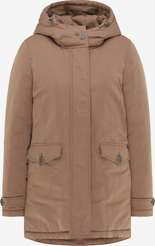 Usha Winter Jacket in Brown: front