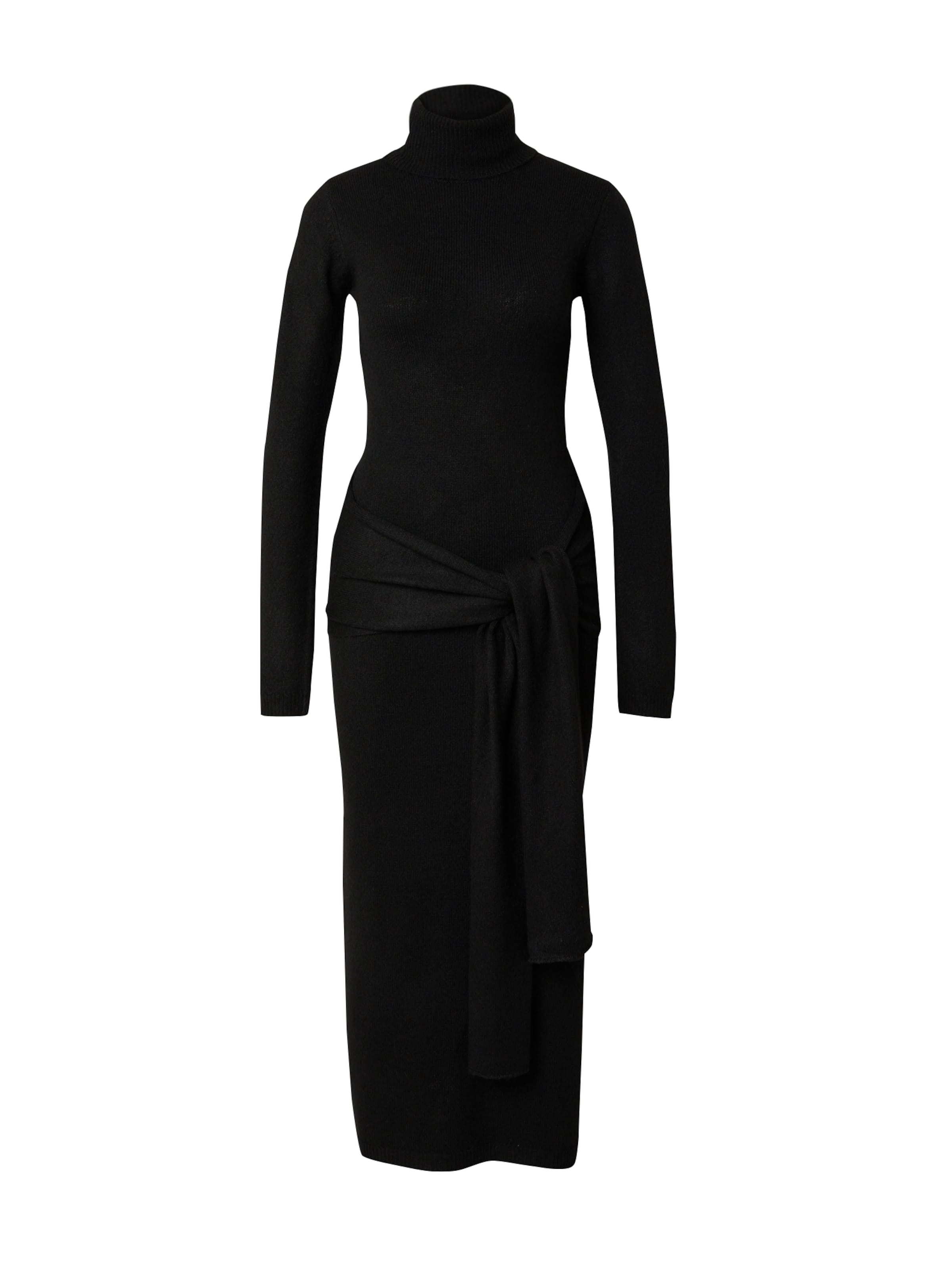 LeGer by Lena Gercke Πλεκτό φόρεμα 'Caya' σε μαύρο: μπροστά