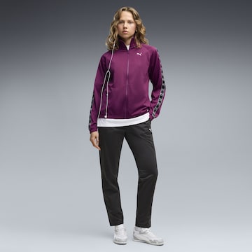 PUMA Joggingpak in Lila: voorkant