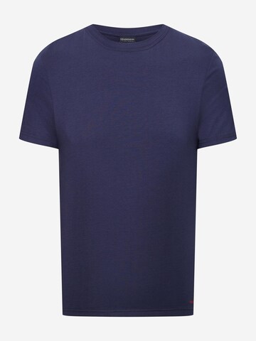 Henderson Shirt 'Elastisches Baumwoll-T-Shirt mit Rundhals, Bosco L' in Blauw: voorkant