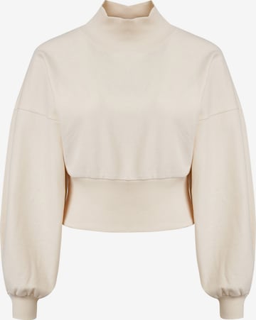 Cotton Candy Sweatshirt 'YAKIRA' in Beige: front