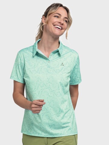 T-shirt fonctionnel ' Hiking Polo Shirt Style Todra WMS ' Schöffel en vert : devant
