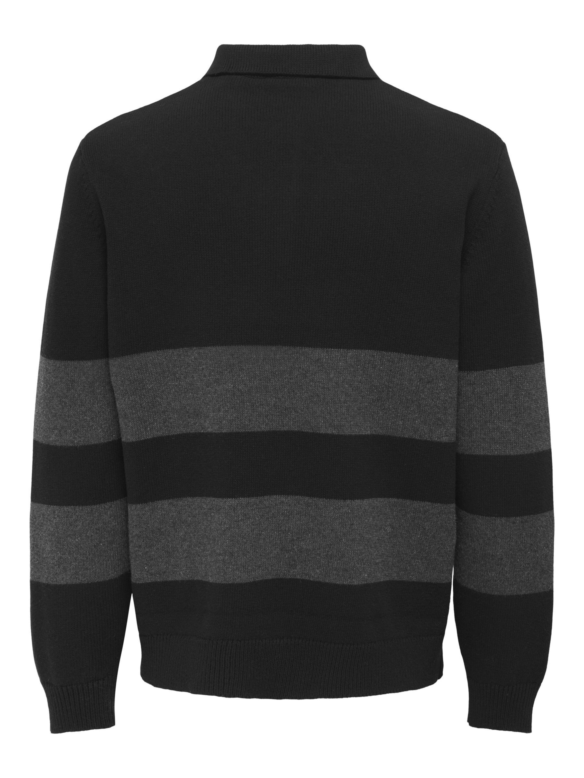 Only & Sons Sweater 'ONSHope' in Black