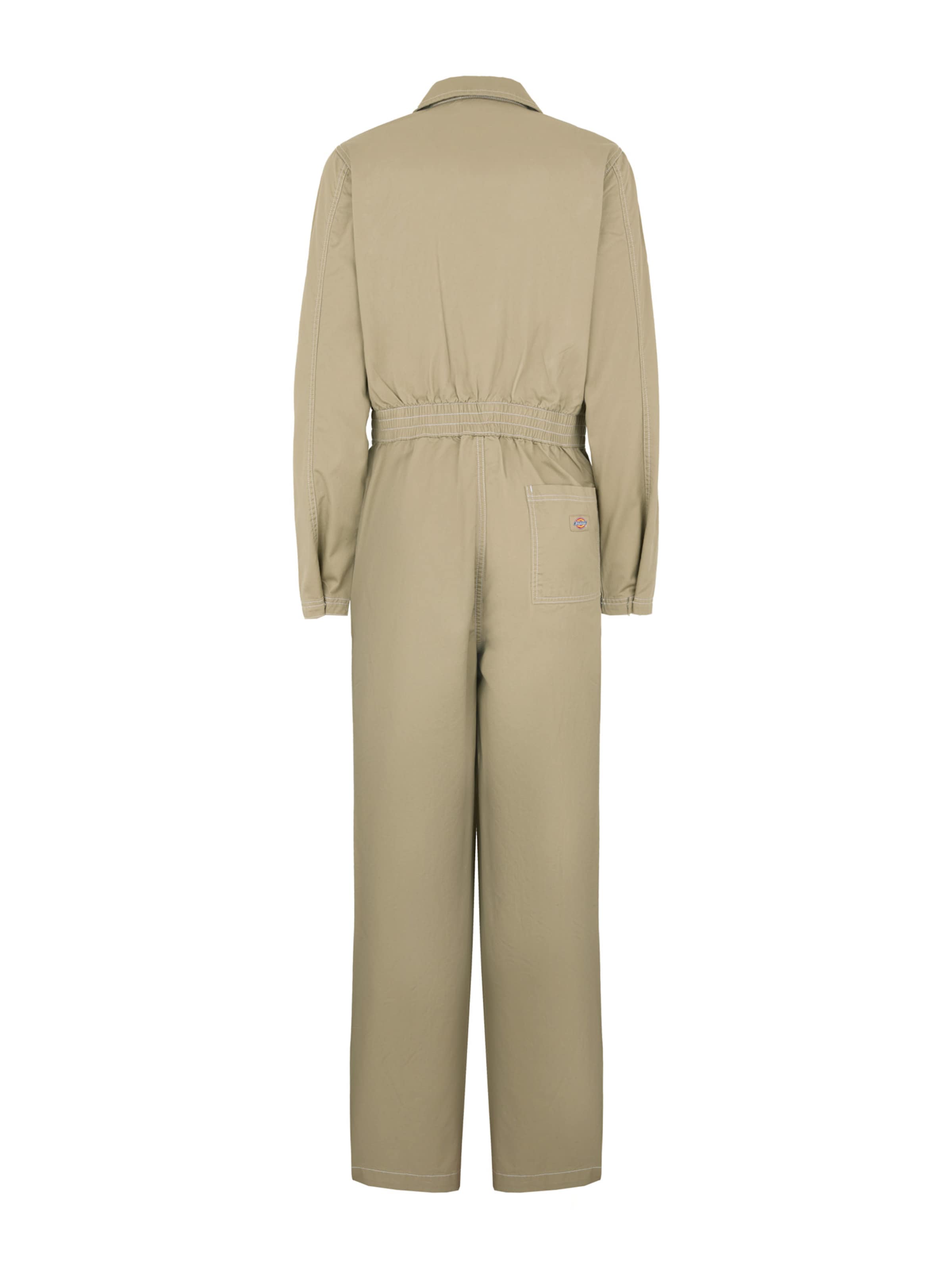 DICKIES Jumpsuit 'SUN PRARIE COVERALL W' in Beige