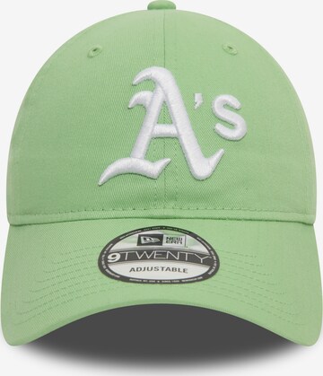 Cappello da baseball 'LEAGUE ESS 9TWENTY OAKATH' di NEW ERA in verde