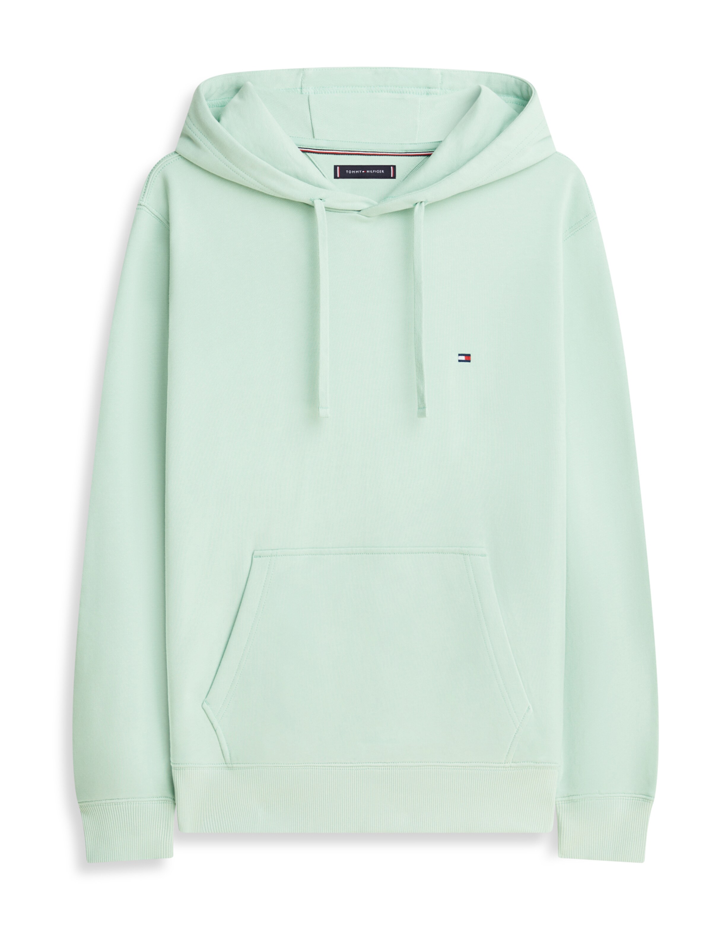 TOMMY HILFIGER Μπλούζα φούτερ 'ESSENTIAL' σε πράσινο: μπροστά