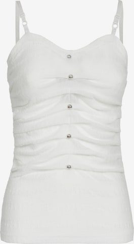 Influencer Top in White: front