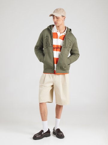 GAP Sweatjacke in Grün