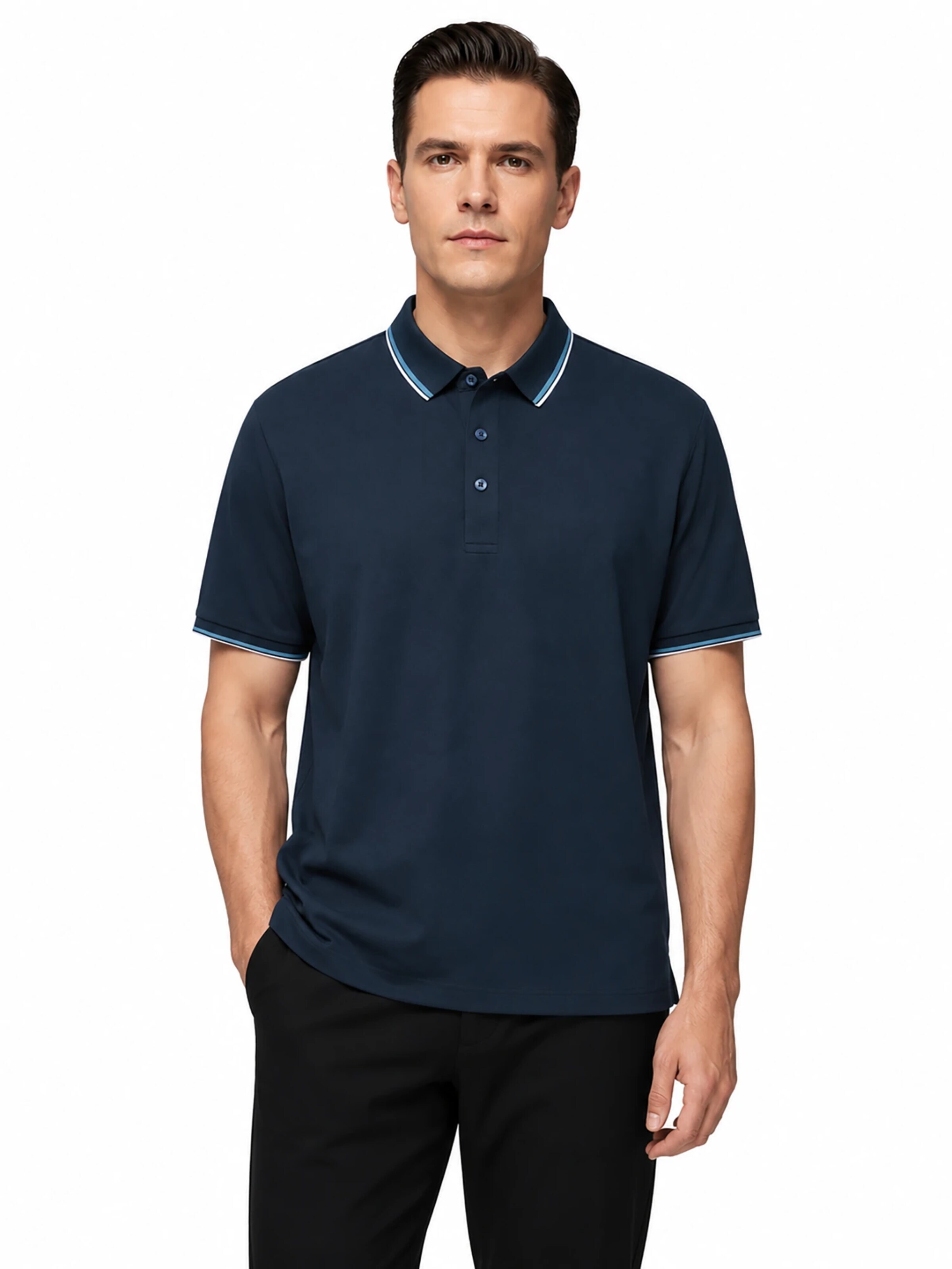 ALLTHEMEN Shirt 'Haltung' in Blue
