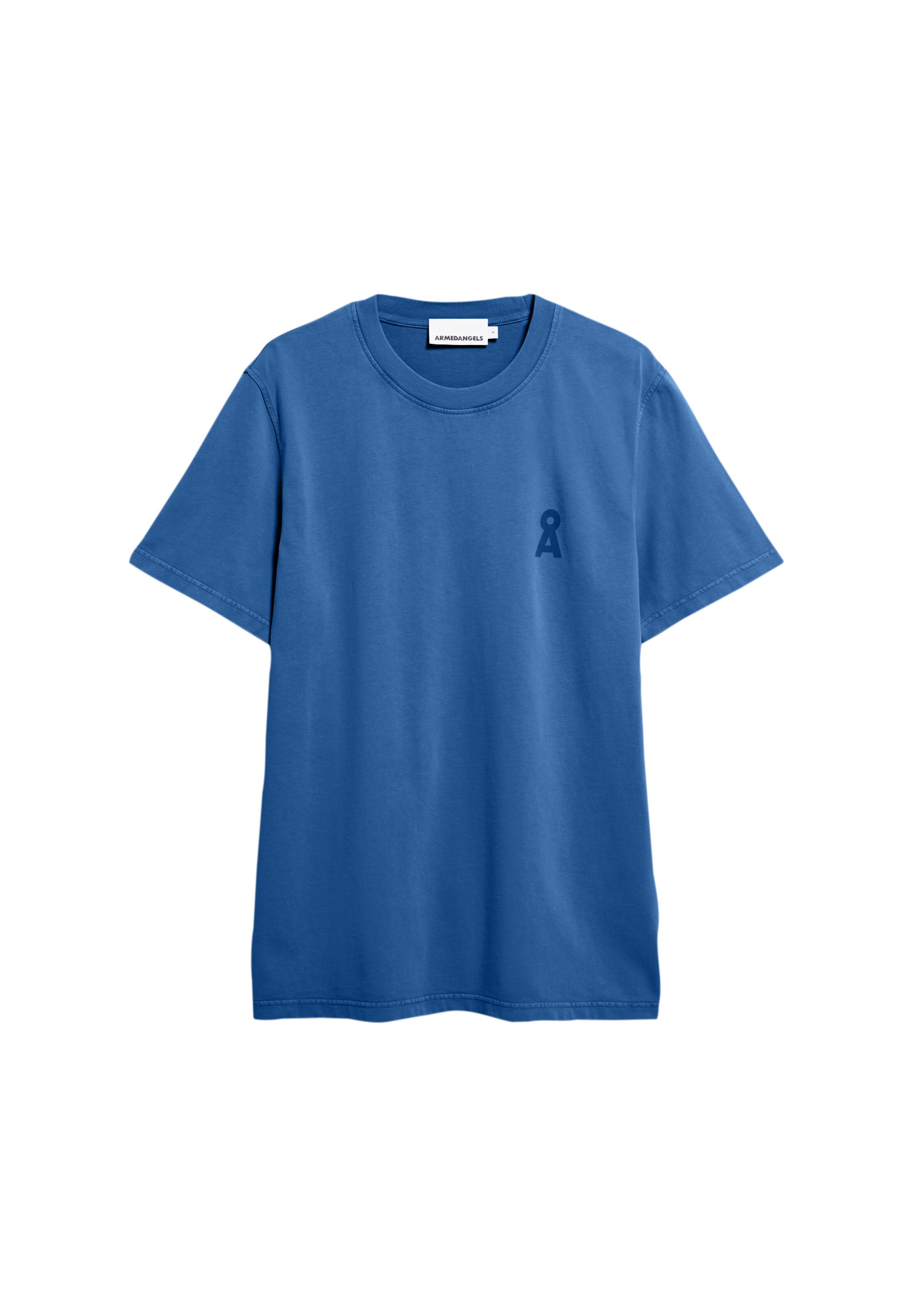 ARMEDANGELS T-Shirt MAARKOS GMT DYE in Blau: Vorderseite