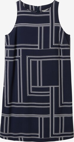 TOM TAILOR Jurk in Blauw: voorkant